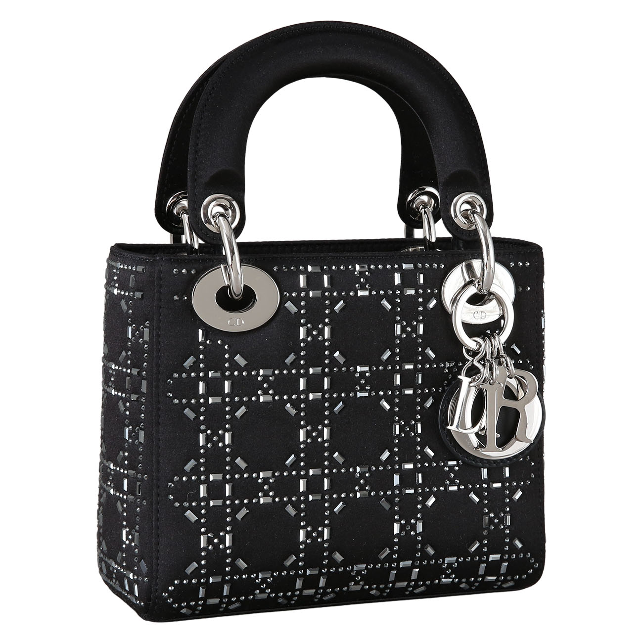 CHRISTIAN DIOR(USED)크리스찬디올 레이디디올 새틴 미니 백